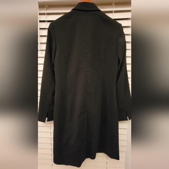 Limited Express Women's Checkered Trench Coat - Picture 2 of 7